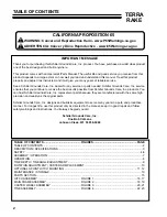 Preview for 2 page of Steiner TR270 TERRA Operator'S & Parts Manual