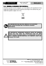 Preview for 80 page of Stel 600001000L Instructions For Use And Maintenance Manual