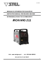 Stel IRON MIG 211 Instruction Manual preview