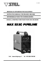Stel MAX 223C PIPELINE Instruction Manual preview