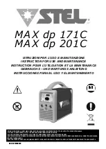 Stel MAX dp 171C Instructions For Use And Maintenance Manual предпросмотр