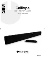 Steljes Audio Calliope User Manual preview