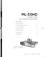 Preview for 3 page of Steljes Audio ML-30HD Product Manual