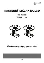 Preview for 13 page of Stell SHO 1110 Universal Mounting Instructions