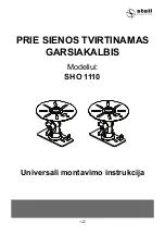 Preview for 37 page of Stell SHO 1110 Universal Mounting Instructions