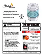 Preview for 1 page of Stellar Hearth Products 3-RD-2-GL Installation And Operating Manual