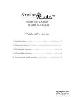 stellar labs 33-12725 User Manual предпросмотр