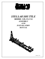 Preview for 1 page of stellar labs SHUTTLE 120-15-13 G Assembly And Installation Manual