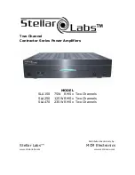stellar labs SLA150 User Manual preview
