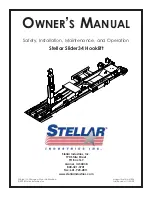 Предварительный просмотр 1 страницы stellar labs Slider34 Owner'S Manual