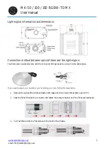 Preview for 3 page of Stellar Lighting MK-50 RGBW-T DMX User Manual