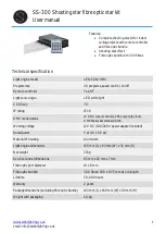 Stellar Lighting SS-300 Shooting star User Manual preview