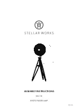 Preview for 1 page of Stellar Works KYOTO KY-L110 Assembly Instructions Manual