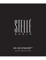 Stelle Go-Go Speaker Quick Start Manual preview