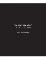 Preview for 56 page of Stelle Go-Go Speaker Quick Start Manual