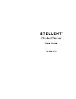 Stellent Content Server User Manual preview