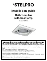 Stelpro BFNHL Installation Manual preview