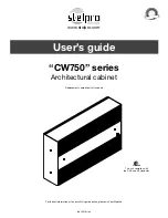 Preview for 1 page of Stelpro CW750 series User Manual