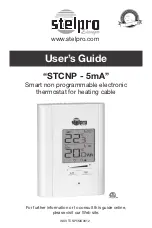 Stelpro STCNP - 5mA User Manual preview