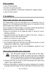 Предварительный просмотр 4 страницы Stelpro STCNP - 5mA User Manual