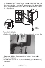 Предварительный просмотр 6 страницы Stelpro STCNP - 5mA User Manual