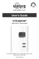 Preview for 1 page of Stelpro STE362RNP User Manual