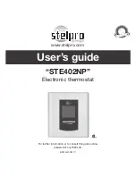 Stelpro STE402NP User Manual preview