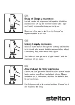 Предварительный просмотр 3 страницы stelton Simply espresso Manual