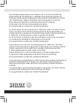 Предварительный просмотр 28 страницы Stelux Barcelona Instruction Manual