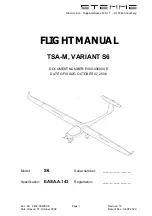 Preview for 1 page of STEMME S6 Flight Manual