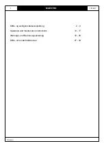 Preview for 2 page of Stenhoj Maestro 2.20 Operation And Maintenance Instructions