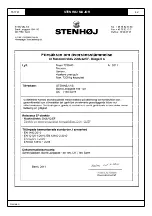 Preview for 43 page of Stenhoj MAJOR 7000 Operation And Maintenance Instructions