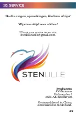 Preview for 29 page of STENLILLE Actio Handleiding Manual