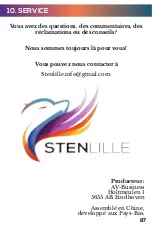 Предварительный просмотр 87 страницы STENLILLE Actio Handleiding Manual