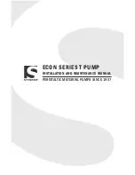 Preview for 1 page of Stenner Pumps E10T1A Installation And Maintenance Manual