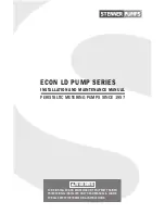 Stenner Pumps ECON LD Installation And Maintenance Manual предпросмотр