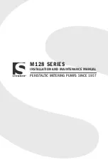 Предварительный просмотр 1 страницы Stenner M05 Installation And Maintenance Manual