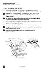 Предварительный просмотр 16 страницы Stenner M05 Installation And Maintenance Manual