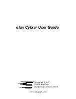 Preview for 1 page of Stenograph elan Cybra User Manual