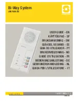 Stentofon Bi-Way LBB 7026/71 User Manual preview