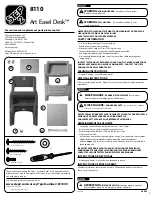 Step 2 Art Easel Desk Quick Start Manual preview