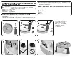 Предварительный просмотр 2 страницы Step 2 Sand Castle Play Table 8445 Quick Start Manual