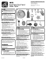 Step 2 Water Table 4805 Assembly Instructions Manual preview