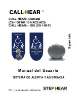 Предварительный просмотр 20 страницы Step-Hear CALL-HEAR CH-105-F User Manual