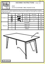 Preview for 1 page of step one furniture 7217-DT Assembly Instructions