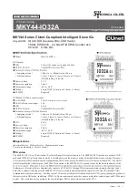 Step Technica CUnet MKY44-IO32A Datasheet preview