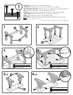 Preview for 2 page of Step2 3 PIECE FARMHOUSE TABLE & BENCH SET 4939 Quick Start Manual