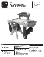 Preview for 1 page of Step2 DELUXE CREATIVE PROJECTS ART DESK 4832 Manual