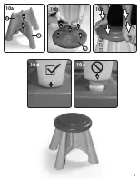 Preview for 5 page of Step2 Flip & Doodle Easel Desk with Stool 8688 Manual