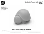 Step2 Glo Buddy Turtle Night Light 8233 Quick Start Manual preview